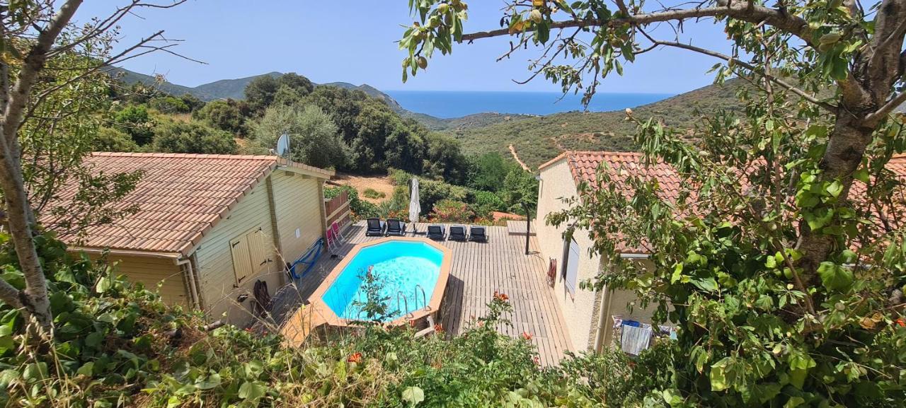 Les Terrasses De Scaglioli Villa Villanova Luaran gambar